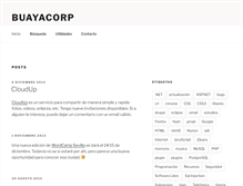 Tablet Screenshot of buayacorp.com